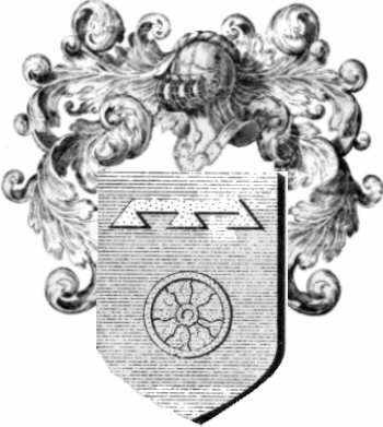 Coat of arms of family Charrier   ref: 43918