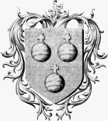 Escudo de la familia Aubigne   ref: 44046