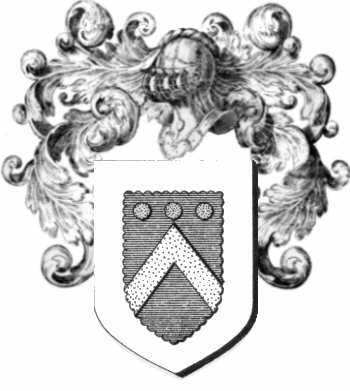 Coat of arms of family Guerin   ref: 44624