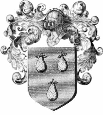 Coat of arms of family Pero   ref: 45011