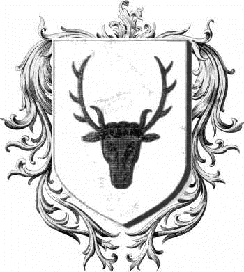 Coat of arms of family Brillaud   ref: 45648