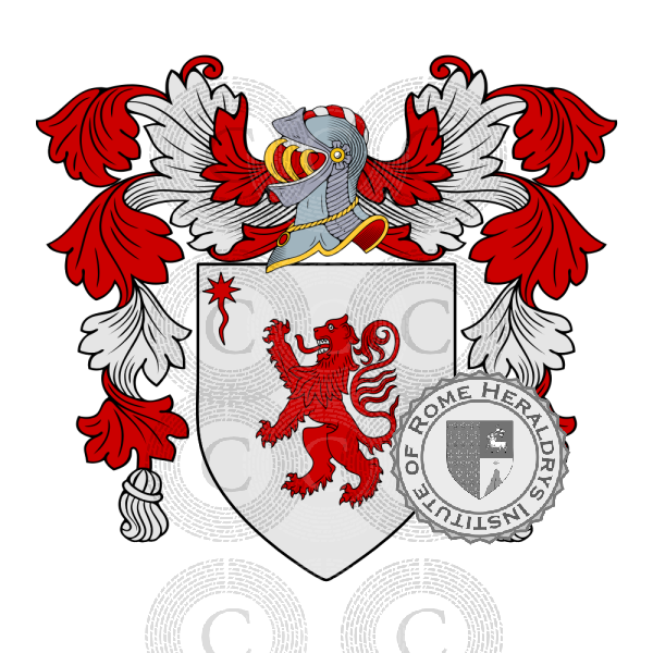 Coat of arms of family Avveduti   ref: 46368