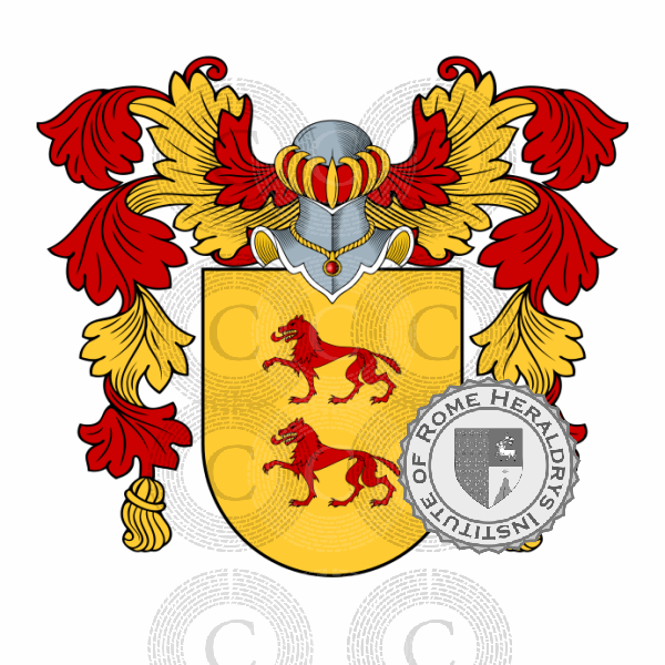 Coat of arms of family Osório   ref: 46412