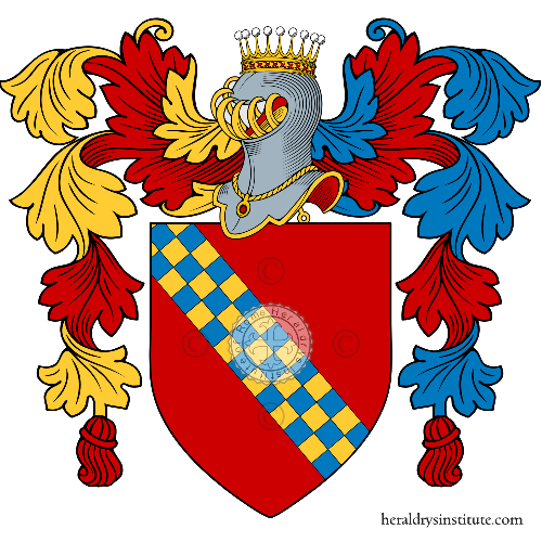 Coat of arms of family Panzera   ref: 46464