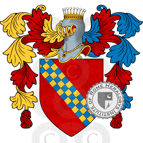 Wappen der Familie Panzera   ref: 46464