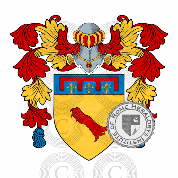 Wappen der Familie Del Sera Fiaschi   ref: 46858