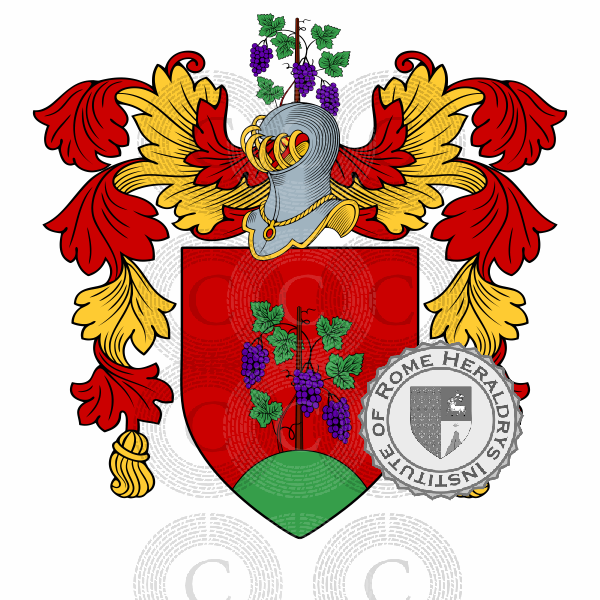 Coat of arms of family Diemer   ref: 46860