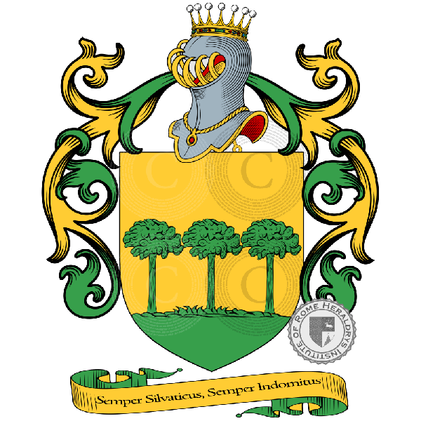 Wappen der Familie Selvaggi