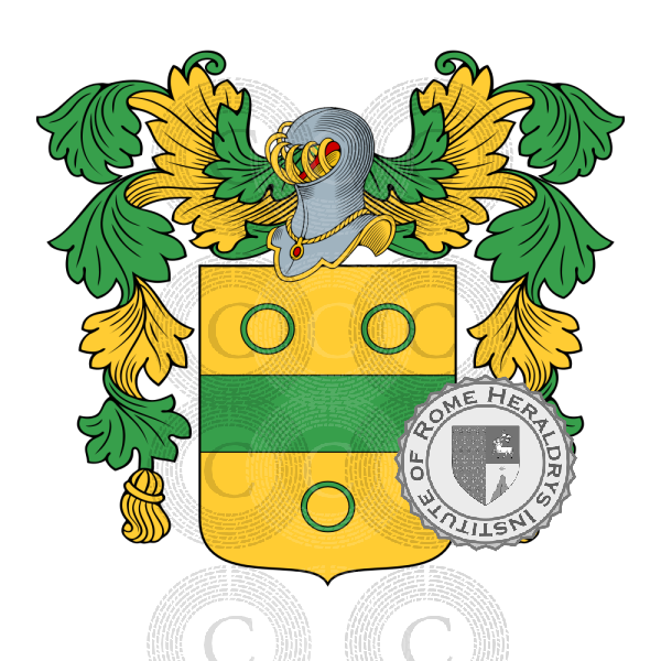 Coat of arms of family Barducci Attavanti   ref: 47099