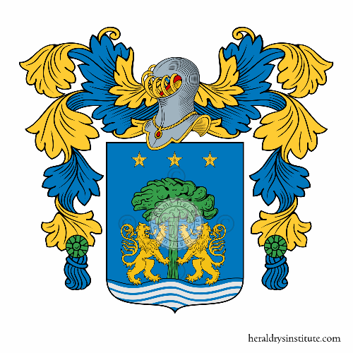 Coat of arms of family Giordano Lanza