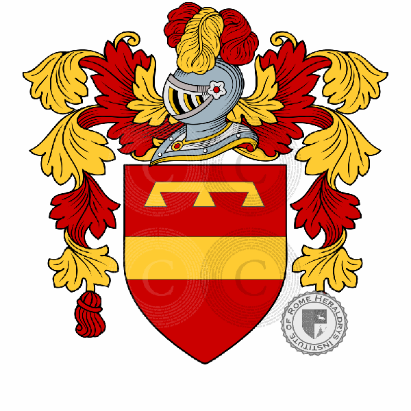 Coat of arms of family Menetrier