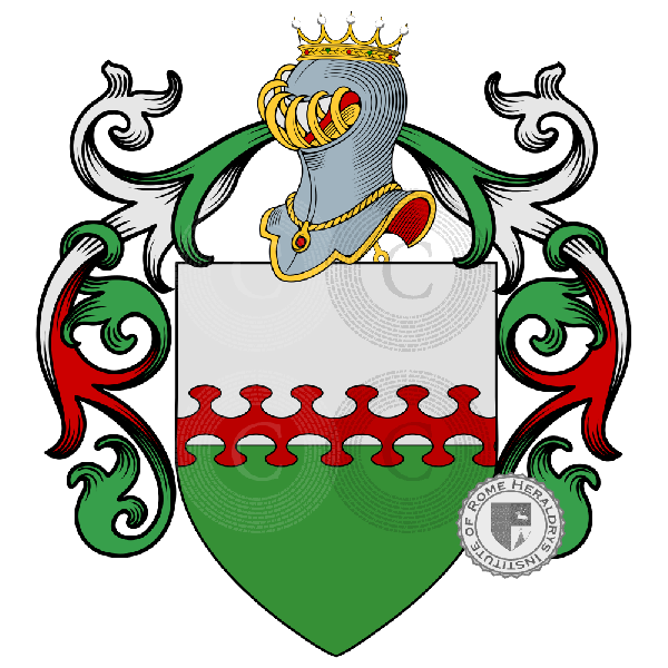 Escudo de la familia De Carlo, Di Carlo