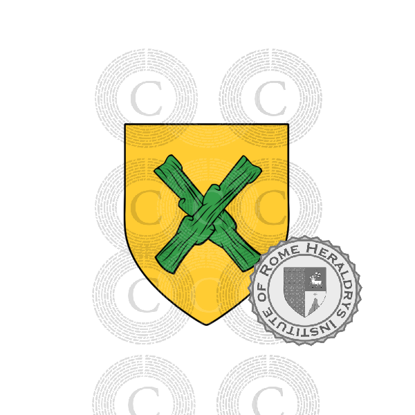 Coat of arms of family Milano   ref: 48694