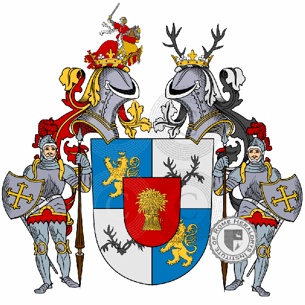 Coat of arms of family Krieger