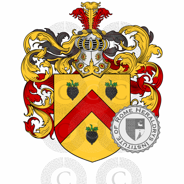 Wappen der Familie Fradin, Fradin de Bellabre
