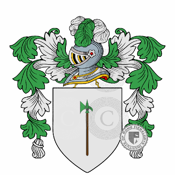 Coat of arms of family Da Ronco