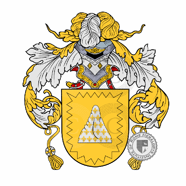 Coat of arms of family Caceido