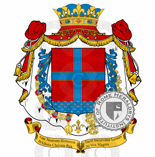 Coat of arms of family Magnisi   ref: 49919