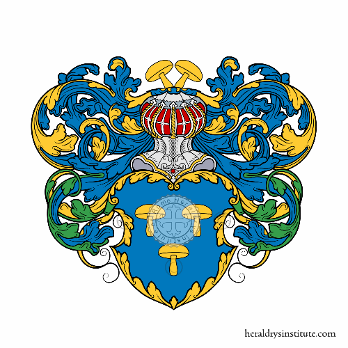 Coat of arms of family Kries   ref: 49984