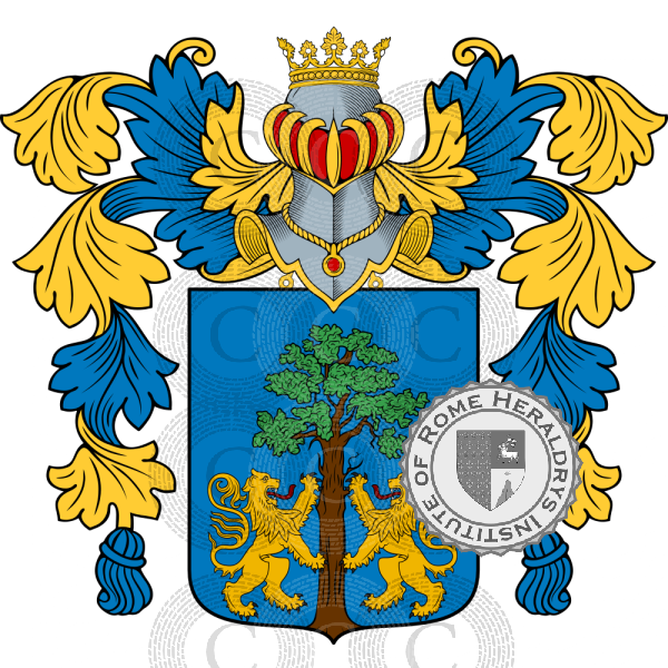 Coat of arms of family Giovene   ref: 50831