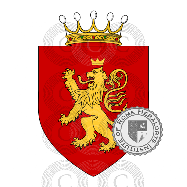 Coat of arms of family Pansa   ref: 50944