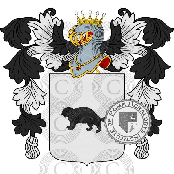 Coat of arms of family Castor