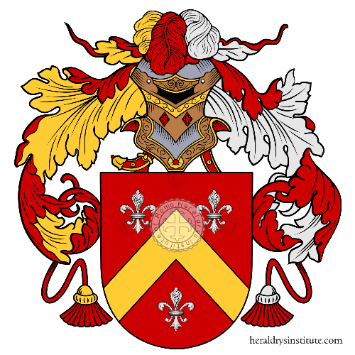 Coat of arms of family Soria   ref: 51357