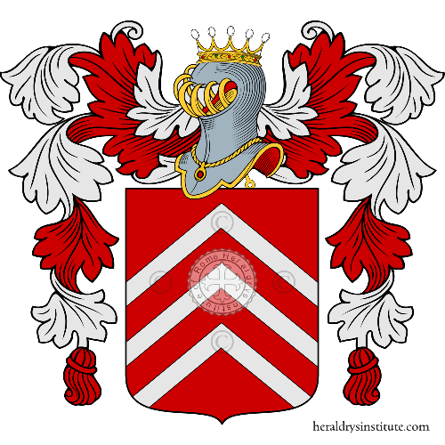 Coat of arms of family Souscelle   ref: 51490