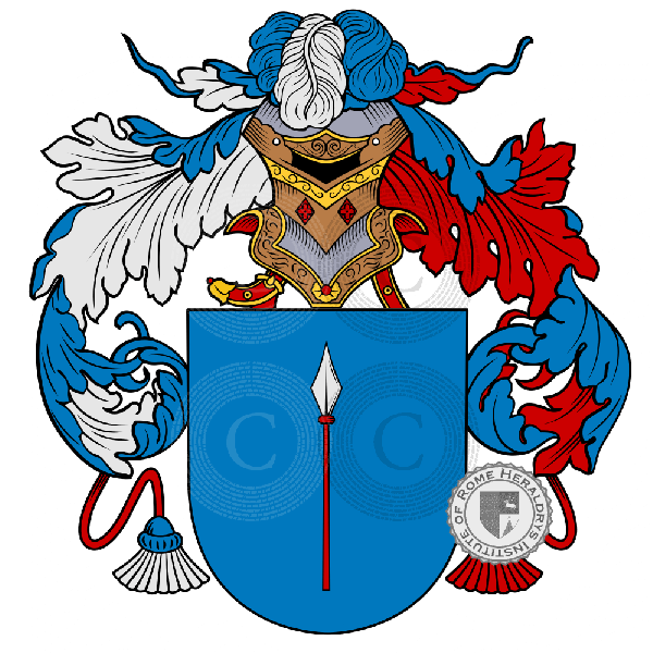 Coat of arms of family Bacigalupi