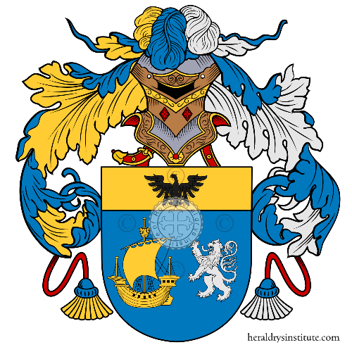 Coat of arms of family Bacigalupi