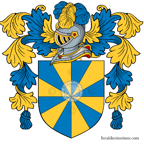 Coat of arms of family Paccapelo