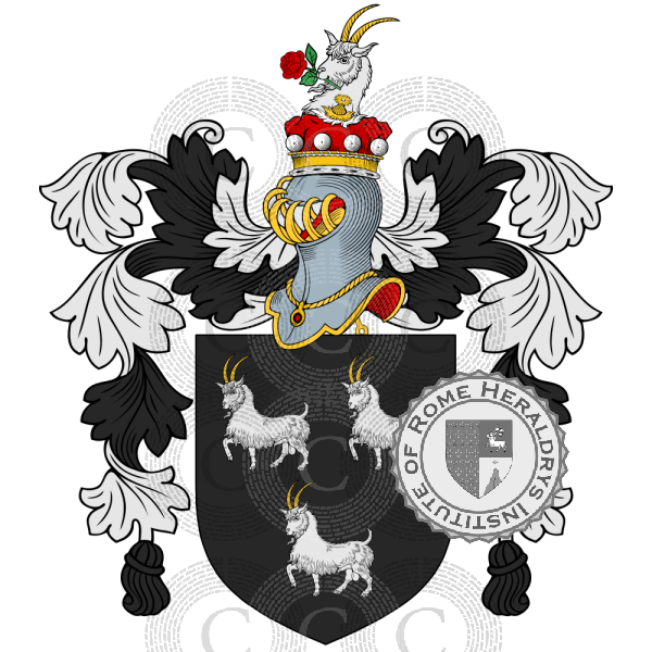 Coat of arms of family Dyer of Stoughton