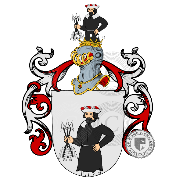 Coat of arms of family Schwarzmann