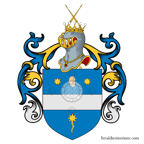 Coat of arms of family Marchesi de Taddei   ref: 52798