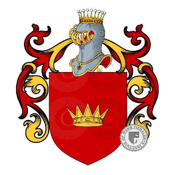 Escudo de la familia Abriano, Abriani, Briano