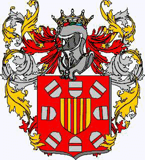 Coat of arms of family Ayerbo D'Aragona