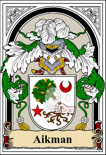 Escudo de la familia Aikman   ref: 53889