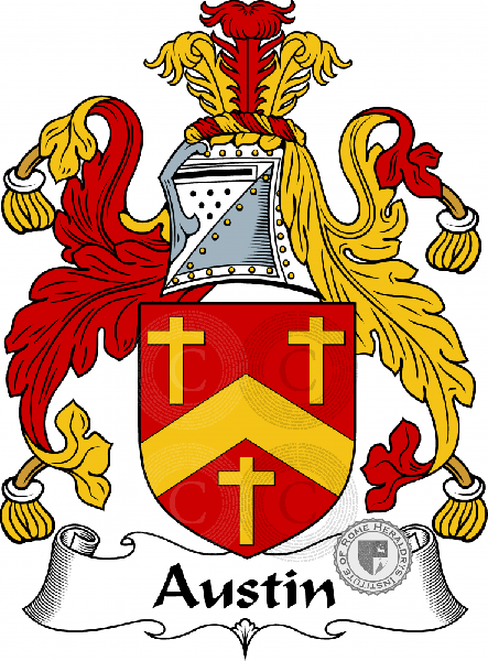 Coat of arms of family Austin