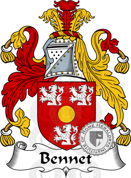 Coat of arms of family Bennet