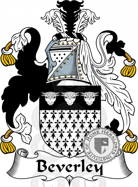 Wappen der Familie Beverley   ref: 54148