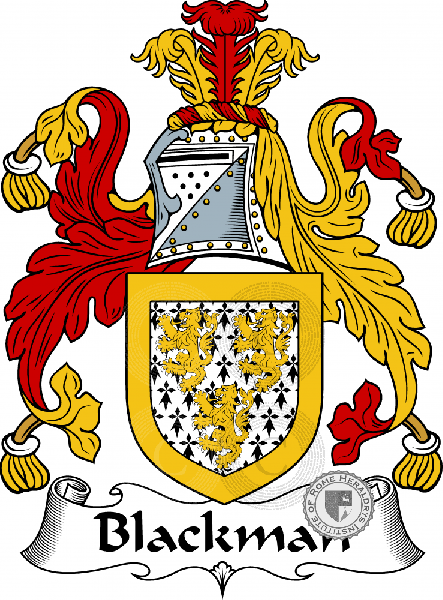 Coat of arms of family Blackman