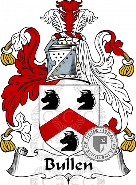 Wappen der Familie Bullen   ref: 54344