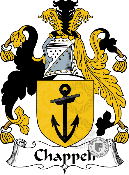Coat of arms of family Chappell