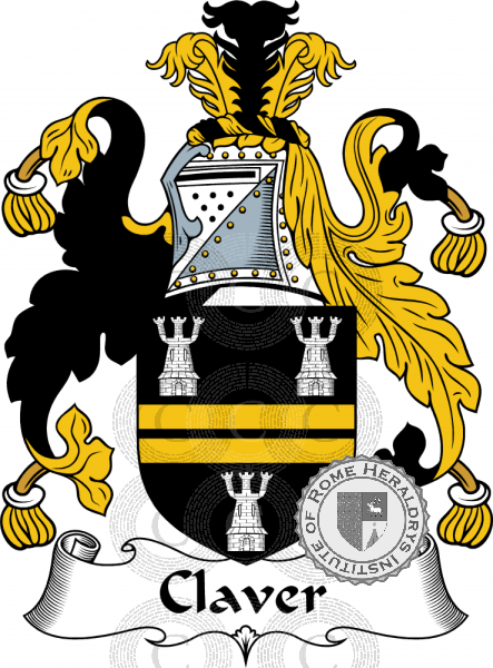 Wappen der Familie Claver   ref: 54473