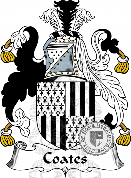 Coat of arms of family Coates