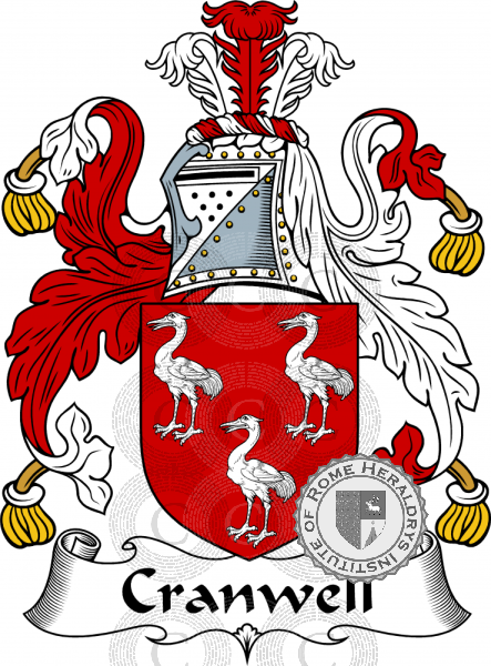 Coat of arms of family Cranwell   ref: 54554