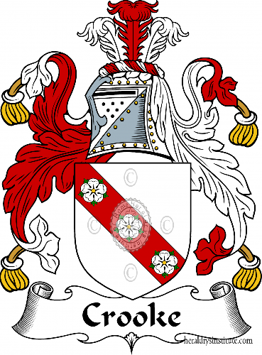 Wappen der Familie Crook, Crooke, Crooke   ref: 54570