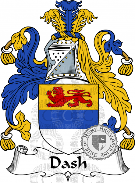 Coat of arms of family Dash   ref: 54611