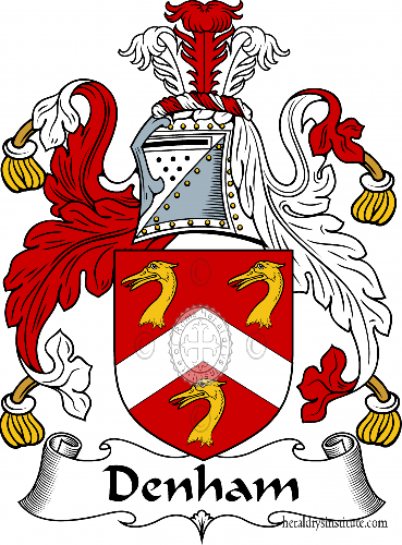 Wappen der Familie Denham   ref: 54632