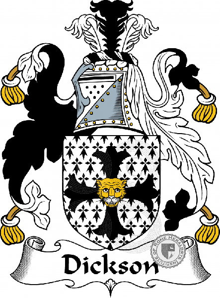Wappen der Familie Dicksen, Dickson